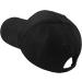 Black Adjustable Baseball Cap for Men and Women - Low Profile Solid Dad Hat - Buy Online on GoSupps.com