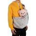 CUBY Reversible Pet Dog Sling Carrier - Hands-free Double-sided Pouch for Puppy and Kitty - Striped Grey - 32x20x8cm - Buy Online on GoSupps.com