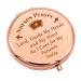 Nurse Gifts for Women Thank You Gifts Compact Makeup Mirror Nurse Practitioner Gifts Nurse Appreciation Gifts Folding Makeup Mirror for Nursing Student Nurses Day Graduation Birthday Gifts Rose Gold-nurse Gifts-4