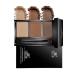 Three-color Eyebrow Powder Palette Waterproof Eye Brow Powder Eyebrow Makeup Kit Eyebrow Filler to Shape Natural Brow -02 Brown&Llight brown&Skin tone