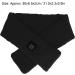 Plplaaoo USB Heating Scarf - Adjustable Heated Scarf for Adults Children & Elderly | Washable with 3 Gears | Black - Buy Online on GoSupps.com