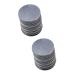 Didiseaon 200 Pcs Makeup Palette Sticker Eyeshadow Pans Empty Eyeshadow Palette Sticker Empty Eyeshadow Sticker Metal Makeup Eyeshadow Palette Metal Pans Sticker Stickers Square Makeup Tools