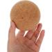 Minkissy Cork Massage Ball | Lacrosse Foot Massager for Plantar Fasciitis | High-Density Wooden Yoga Ball 100mm | International Shipping - Buy Online on GoSupps.com