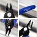 OUYZGIA Diagonal Cutters 0.8mm Stainless Steel Iron Wire Plier Wire Cutters Cable Cutters for Jewelry Making 3D Printer Accessories Model Making 1 pcs - Buy Online on GoSupps.com