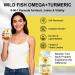VYHTHY 120 Softgels Triple Omega 3 6 9 Supplement with Turmeric Curcumin DHA & EPA Fish Oil Supplement for Brain & Heart Health and Joint Support Advanced Absorption - Buy Online on GoSupps.com