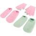 Qukaim Moisturizing Gel Gloves Socks Moisturizing Gel Gloves Socks Set Reusable Hydrating Gel Gloves Sock for Dry Cracked Skin Touch Screen Skin Care Repair Pink Green - Buy Online on GoSupps.com