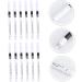WOONEKY 48 Pcs Eyeliner Pencil Eye Makeup Kit Cosmetic Pencil White Lying Silkworm Pencil Liquid Wooden Pole - Buy Online on GoSupps.com