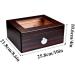 Cigar Boxs Humidors Delicate Cigar Box Dual Zstorage with Humidifier Hygrometer Cigars Case Holds 50 Cigars Cigar Desktop Box Portable - Buy Online on GoSupps.com