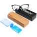 FEISEDY Oversized Cat Eye Glasses - Blue Light Blocking Eyewear for Women | Stylish B2589 001 Black - Buy Online on GoSupps.com