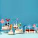 36Pcs Ocean Animal Happy Birthday Cupcake Toppers Under the Sea Animals Baby Shower Cupcake Sticks Ocean Sea Animal Birthday Theme Party Supplies for Baby Boys Girls - Buy Online on GoSupps.com