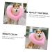 Ipetboom 1pc Pink Cat Headgear Recovery Pet Anti-Lick Lovely Anti-Licking Juicy Peach Neck Dog L Pink - Buy Online on GoSupps.com