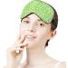 Lymphoma Cancer Green Ribbon Sleep Mask | Adjustable Eye Shades for Women | Comfortable & Stylish Sleep Cover - Buy Online on GoSupps.com