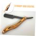 FRCOLOR Foldable Stainless Steel Manual Razor - Portable Travel Shaver for Men with Wooden Handle - Old Fashioned Clothes Shaver - Buy Online on GoSupps.com
