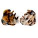 JIRIS 2-Piece Medium Hair Claw Clips Set - Stylish Patterns for Women and Girls | 3.5 Inch Tortoise Barrettes Celluloid French Design Hair Jaw Clips - Buy Online on GoSupps.com