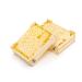 2 x 300g Raw Honeycomb Of Wildflower In Wood Frame - Pure Natural Honey Comb - Unpasteurised