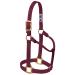 WEAVER Leather Non-adjustable halter burgundy Large Horse