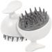 Mikinona 2 pieces Shampoo Massage brush scalp peeling head accessories daily scalp skieling scalp scrape scrap tapping scalp brush massage supplies head supply 9.5x8.4x8.1cm gray