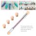 Aeropuffing Gel Nails Accessories | Dual Sponge Gradient Shading Tool | Ombre Nail Art Kit with 4 Replacement Heads - Buy Online on GoSupps.com