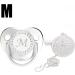 Romida Night Schnuller - BPA-Free Silicone Baby Pacifier for Tooth Alignment | Newborn Dummy with Chain Clip - Buy Online on GoSupps.com