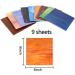 KIPHEPI 9 Sheets Mixed Textures Stained Glass 6x6 Pack - Art Glass Supplies for Crafts - Color Variety Textured Mosaic Tiles - Buy Online on GoSupps.com