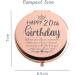 20th Birthday Gift: Pink Handheld Portable Makeup Mirror for Women - Perfect 20 Year Old Gift for Daughter or Niece - Buy Online on GoSupps.com