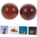 Fomiyes Handball Massage Balls - Portable Small Wooden Beads & Foam Health Balls for Hand Therapy | Mahogany Fitness Massage Roller - Buy Online on GoSupps.com