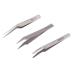 Faude spring steel tweezers 3-er Fein-Spitz pointed and blunt-round 10.5 cm for terrarium laboratory model building for the grasping of sensitive objects spiderlings scorpions ants and insects