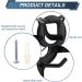 BoxoB Bridle Hooks - Set of 2 Metal Wall Brackets for Horse Saddles | Durable Black Pipe Design for Stable Barn & Saddle Room - Buy Online on GoSupps.com