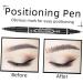 FOMIYES 20 Pcs Eyebrow Marker Pen Salon Mapping Pen Tattoos Accessory Plastic Eyebrow Shape Use a Pen - Buy Online on GoSupps.com