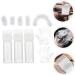 FOMIYES 1 Set Hair Dye Kit Hair Bleach Kit Hair Bleaching Kit Hair Coloring Kit Hair Oil Bottle Hair Oil Applicator Hair Dye Gloves Hair Salon Supplies Portable Shower Cap White Plastic 6.9x4.8cm White - Buy Online on GoSupps.com