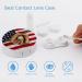 Buy Bagea-Ka American Flag Contact Lens Case: Eye Care Kit Mirror Tweezers & Solution for Travel & Home - International Shipping Available - Buy Online on GoSupps.com