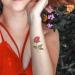 Oottati Waterproof Temporary Tattoo Stickers - 9 Sheets | Tulip, Sunflower, Rose, Nasturtium, Chrysanthemum Designs - Buy Online on GoSupps.com