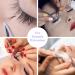 Limko Glue Rings 100PCS Cute Triangle White Glue Cups for Lash Extensions - Makeup Cup for Eyelash Glue Holder - High-Quality Supplies - Buy Online on GoSupps.com