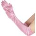 NQEUEPN Women Long Gloves Long Elbow Satin Gloves 21" Stretchy 1920s Opera Gloves Hand Care Moisturizing Gloves for Women Girls Evening Party Dance (Pink) - Buy Online on GoSupps.com