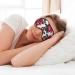Blossoming Rose Double-Sided Eye Mask | Soft Light Blocking Sleep Mask for Better Sleep Quality - International Shipping Available - Buy Online on GoSupps.com