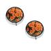 Red Rose Flower Printed Mini Round Pill Box Pill Box 3 Compartment Medicine Pill Case Pill Organizer Travel Pillbox Portable Pill Box for Pocket Home Office Use