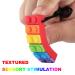 Sensory Chew Necklace - Rainbow Color Silicone Chew Pendant for Teething Babies, Autism, ADHD - 5 Pack - Buy Online on GoSupps.com