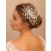 Deniferymakeup Pearl Bride Hair Clip Pearl Wedding Clip Bridal Hair Piece Wedding Hair Accessories for Women and Girls (Gold) - Buy Online on GoSupps.com