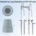 supregear Cane Tips (6-Pack) Non-Slip 22 mm Heavy Duty Rubber Replacement Cane Tip for Walking Cane Crutch Sticks Stable Foot Pad Folding Cane Accessory Grey 22 mm Grey - Buy Online on GoSupps.com