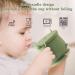 Qshare Silicone Baby Snack Cup - Non Spill Toddler Snack Catcher with Lid for Finger Food - Sage Green, BPA Free & Portable - Buy Online on GoSupps.com
