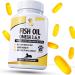 Fish Oil Omega Supplements for Dogs and Cats - 120 Softgels for Pets - Great for Itchy Dry Skin Allergies & Dandruff Furever Friendz