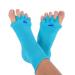 Original Foot Alignment Socks Blue (Womens 7-9/Mens 5-8) Happy Feet (Medium) Blue Medium