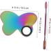 Hemoton Makeup Palette Set | Versatile Nail Art Display Board & Artist Tool for Mixing | Stainless Steel Butterfly Design - Buy Online on GoSupps.com