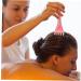 Hapinary Scalp Massage Comb - Hard Camp Card Pink 16.5x3.0cm | Best Scalp Scraper for Relaxation & Relief - International Shipping Available - Buy Online on GoSupps.com