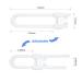 10 Pack Baby Sliding Cabinet Locks - Vmaisi U Shaped Child Safety Locks - Adjustable & Childproof Latches for Kitchen Bathroom Cupboards - White - Buy Online on GoSupps.com