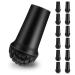 Nordic walking sticks rubber buffer 12 pieces rubber buffer for walking sticks universal hiking sticks rubber buffer for trekking poles walking stick rubber buffer anti-slip wear-resistant strong hold (11mm) round point