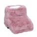 Graootoly USB Feet Heating Pad Electric Foot Heater Save Warm Foot Cover Bedroom Sleeping Rose