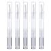 Abbey cosmetic applicator empty nail oil pen with brushes empty nail oil pin brushes 5pcs nail polish tubes nail oil pencil refillable cosmetic container empty transparent torsion pen