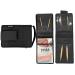 Yazzii Circular Knitting Needle Case Organizer - Portable & Multipurpose Binder for Knitting Needles and Knitting Accessories Black