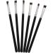 Baluue 24 Pcs Flat Eyebrow Brush Fine Eyeliner Brush Eye Brush Makeup Eye Lash Brush Black Wooden Handle - Buy Online on GoSupps.com